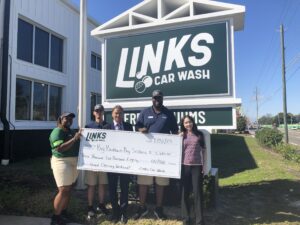 Links Car Wash Raises $3,680 for Big Brothers Big Sisters