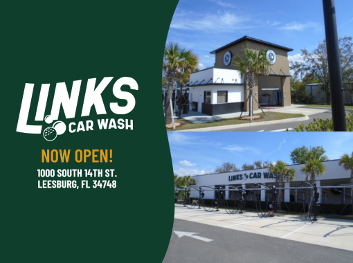 Links Car Wash Now Open in Leesburg, FL