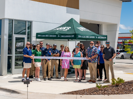 Links Car Wash Celebrates Ribbon Cutting for New Largo Location