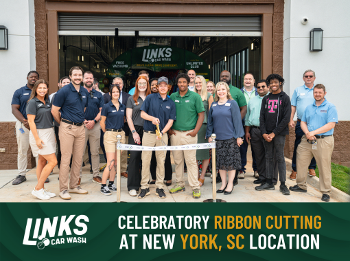 Links Car Wash Celebrates Ribbon Cutting at First South Carolina Location