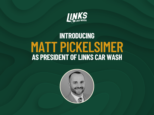 Links Car Wash Names Matt Pickelsimer as President 