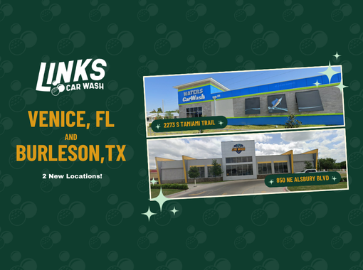 Links Car Wash Expands with Two New Acquisitions in Florida and Texas 