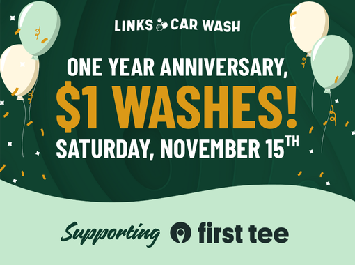 Links Car Wash Celebrates One Year of Clean Cars with $1 Ultimate Washes 