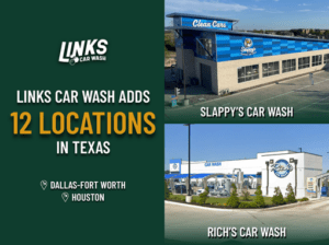 Links Car Wash Expands Texas Presence with 12 New Sites